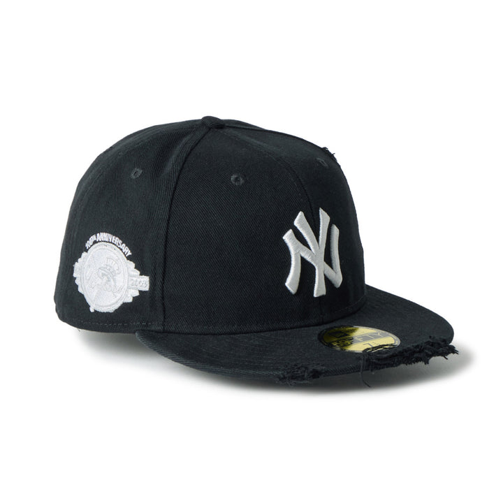 59FIFTY New York Yankees Damaged Twill Black Fitted