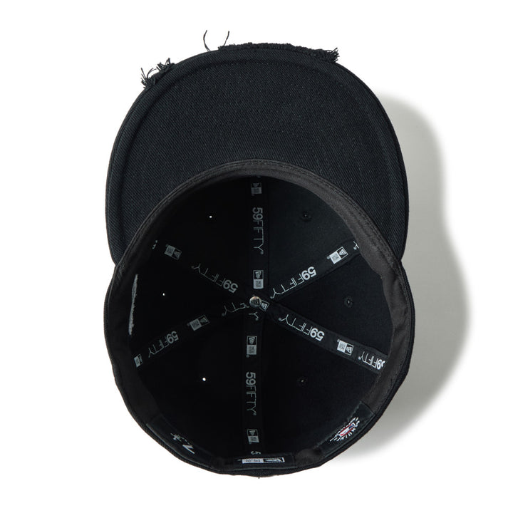 59FIFTY New York Yankees Damaged Twill Black Fitted