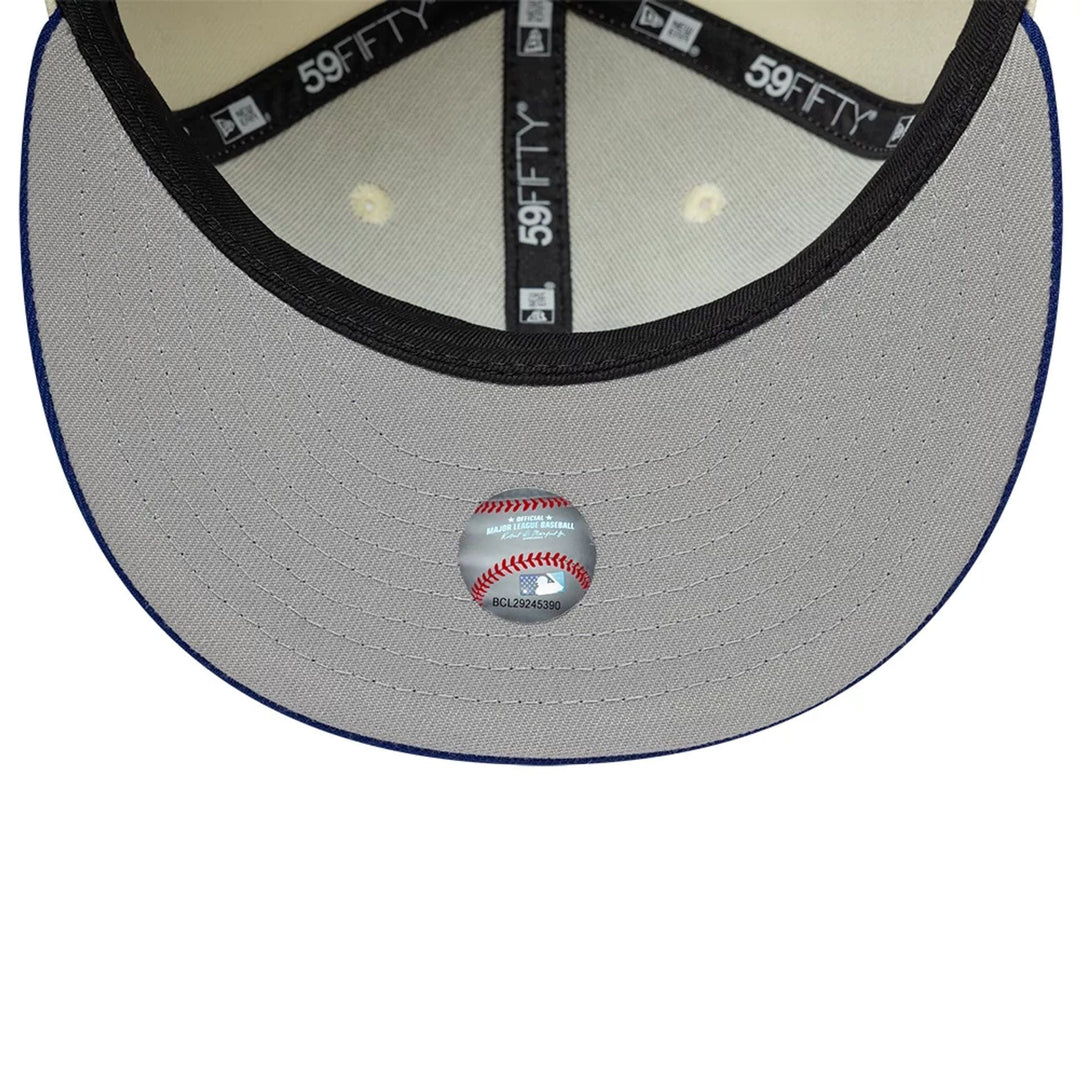 59FIFTY Los Angeles Dodgers Upside Down Cream Fitted