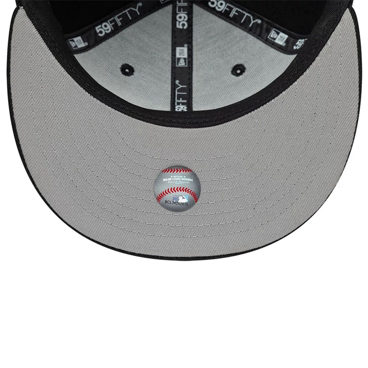 59FIFTY Los Angeles Dodgers Upside Down Black Fitted