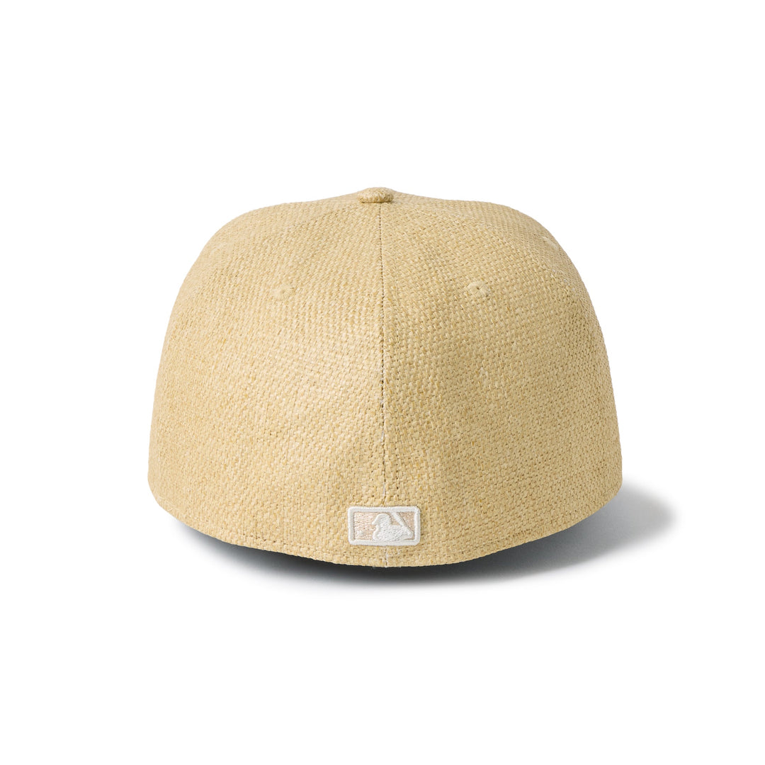 59FIFTY Los Angeles Dodgers Paper Straw Natural Fitted