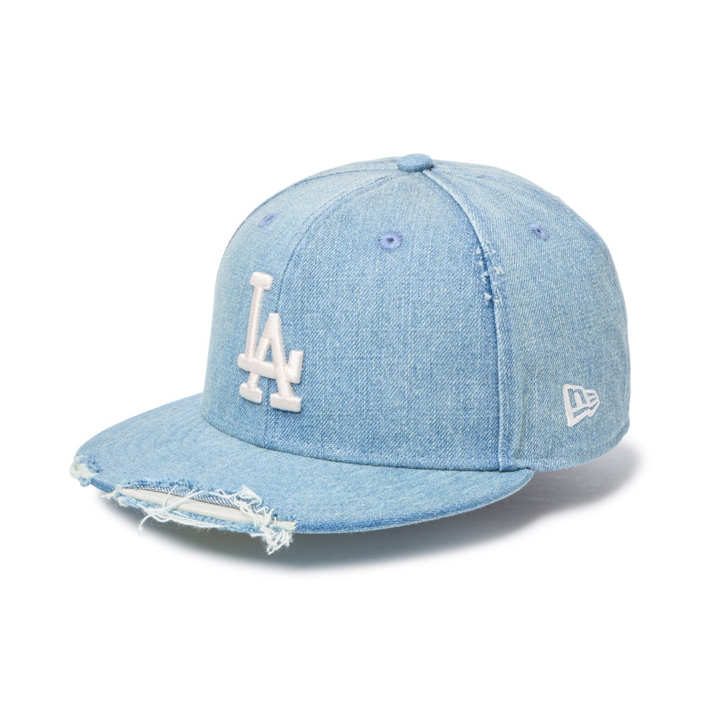 59FIFTY Los Angeles Dodgers Damaged Washed Denim Fitted