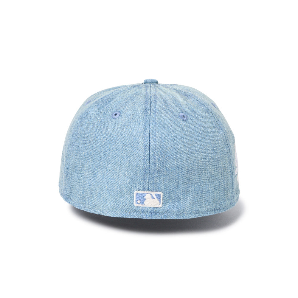 59FIFTY Los Angeles Dodgers Damaged Washed Denim Fitted