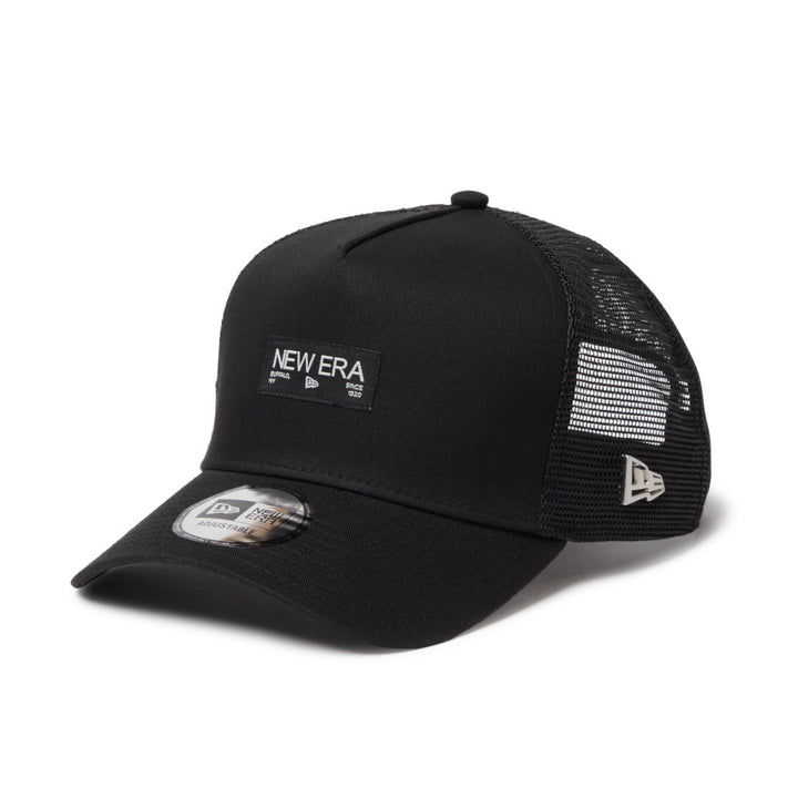 9FORTY A-Frame Trucker Metal Flag Black Silver Snapback
