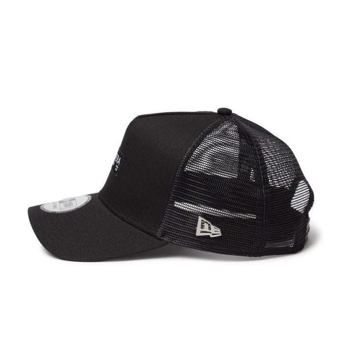 9FORTY A-Frame Trucker Metal Flag Black Silver Snapback