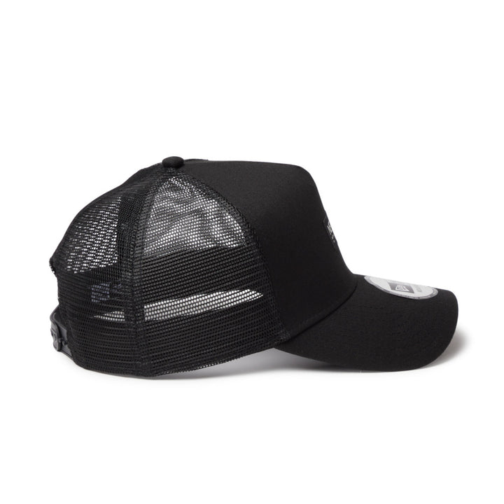 9FORTY A-Frame Trucker Metal Flag Black Silver Snapback
