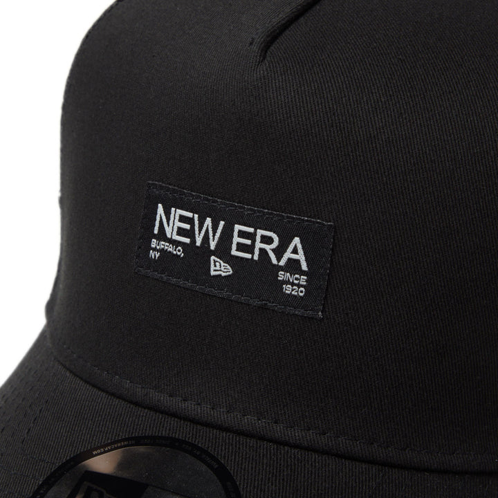 9FORTY A-Frame Trucker Metal Flag Black Silver Snapback