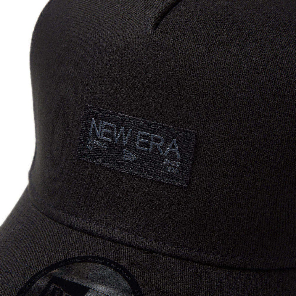 9FORTY A-Frame Trucker Metal Flag Black Gold Snapback