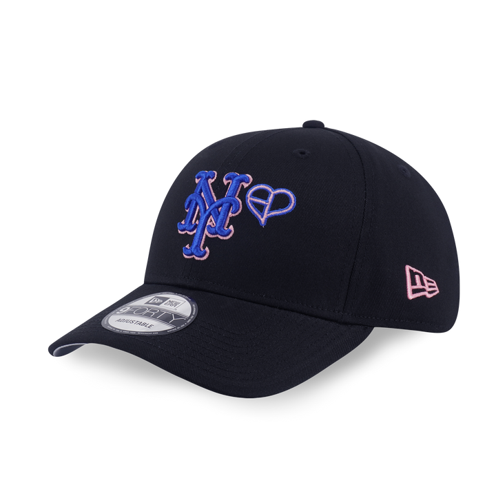 9FORTY New York Mets New Era x MLB x BLACKPINK Black Snapback