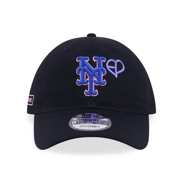 9TWENTY New York Mets New Era x MLB x BLACKPINK Black Adjustable