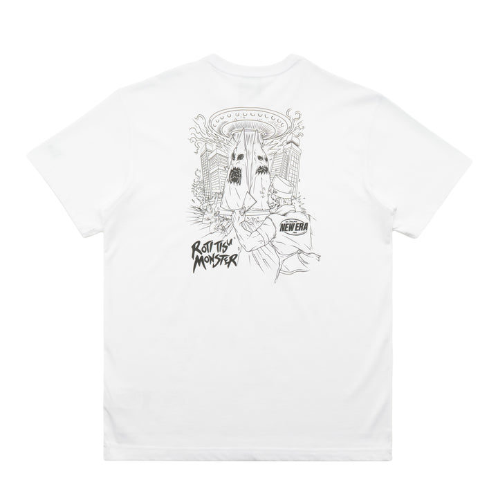 New Era The Mamak Roti Tisu Monster White Short Sleeve T-Shirt