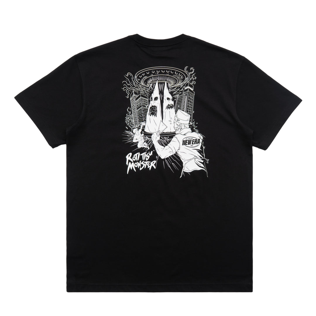 New Era The Mamak Roti Tisu Monster Black Short Sleeve T-Shirt