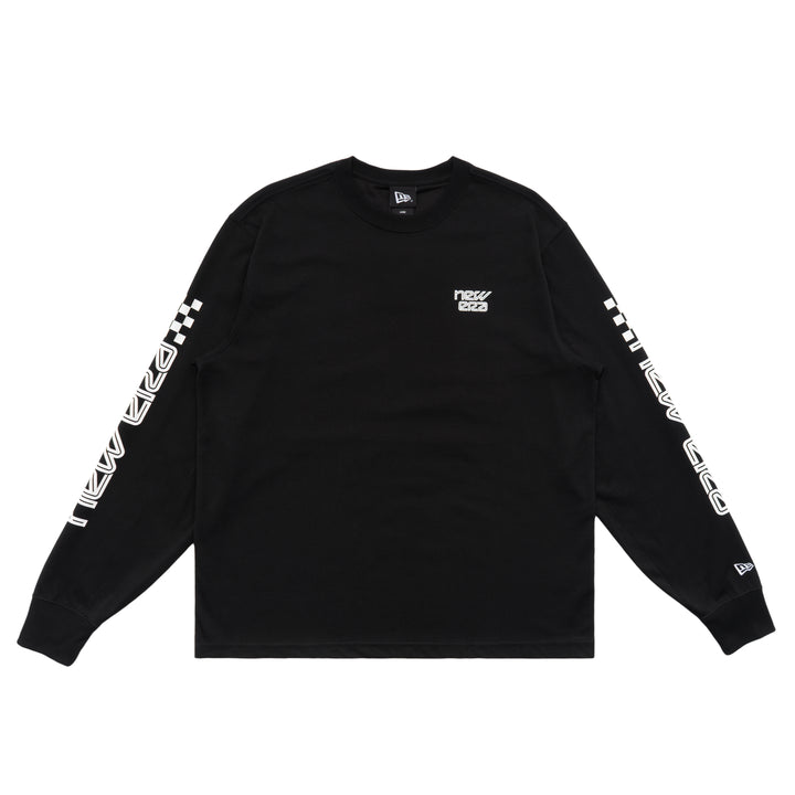 New Era Motorsports Black Long Sleeve T-Shirt