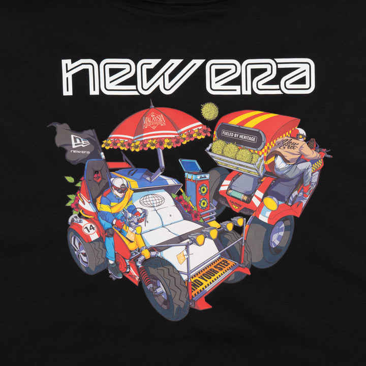 New Era Motorsports Black Long Sleeve T-Shirt