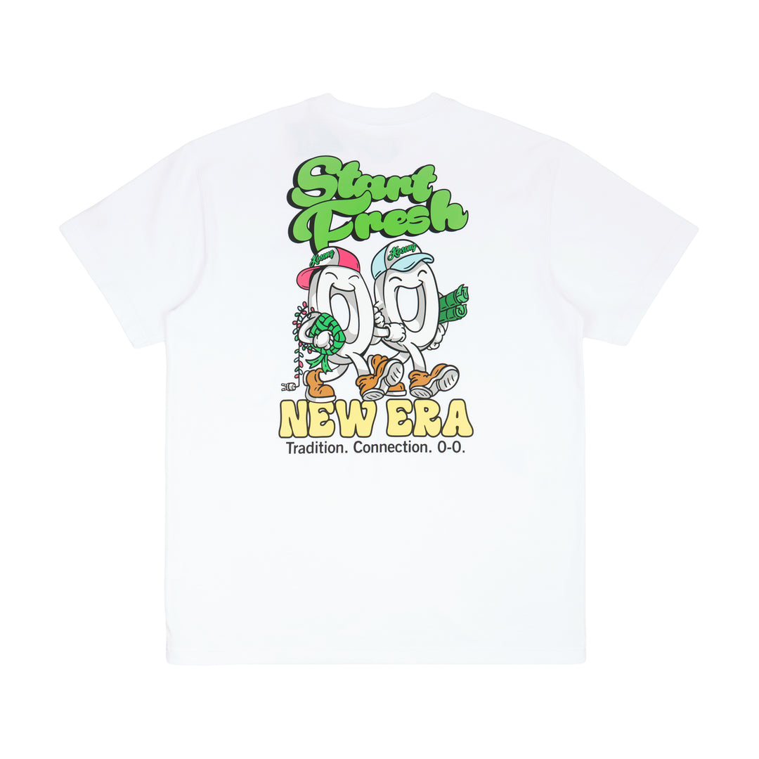 New Era Raya Kosong-Kosong White Short Sleeve T-Shirt