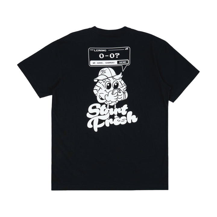 New Era Raya Start Fresh Black Short Sleeve T-Shirt