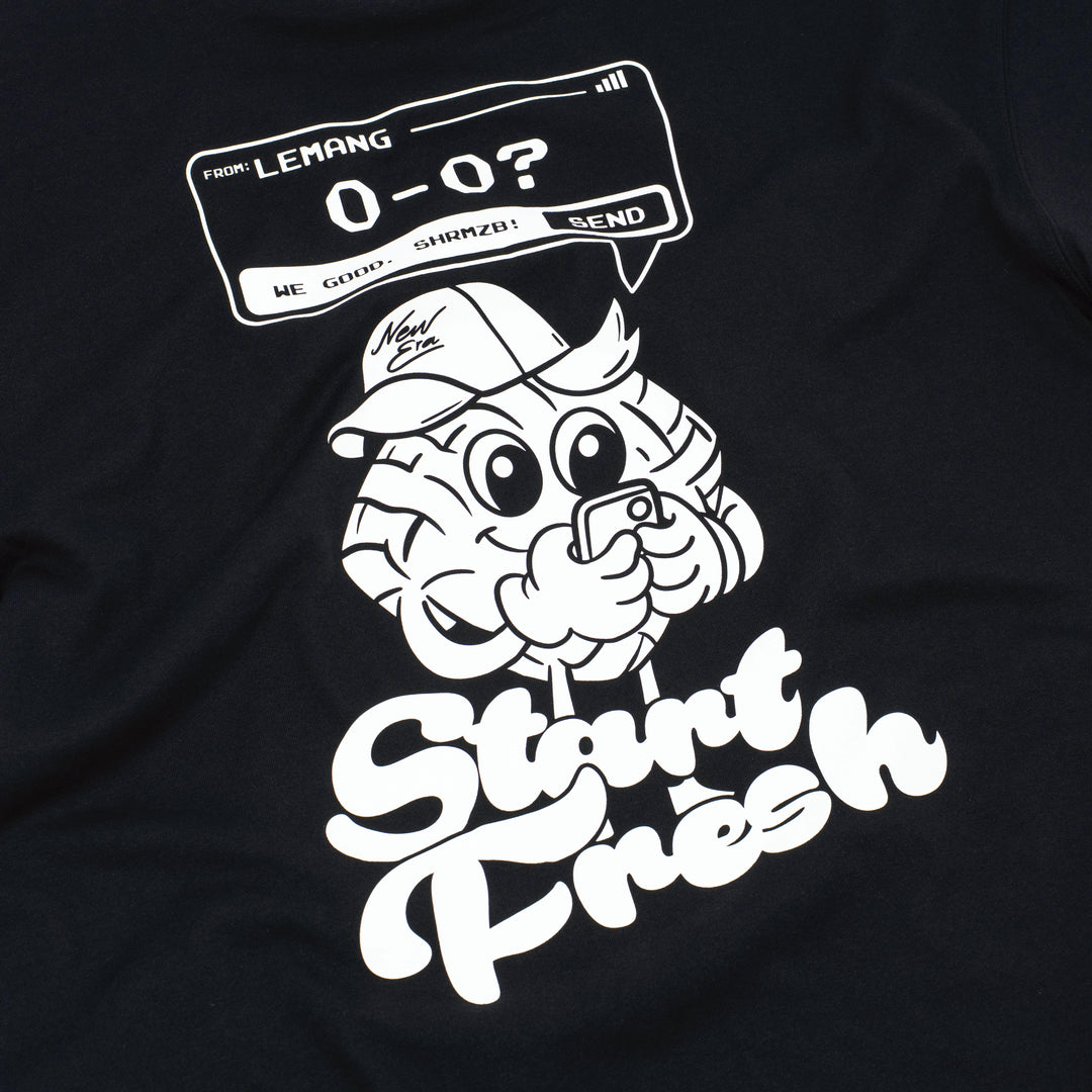 New Era Raya Start Fresh Black Short Sleeve T-Shirt