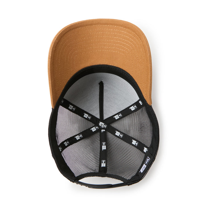 9FORTY A-Frame Trucker Duck Cork Patch 2-Tone Light Bronze Visor Black Snapback