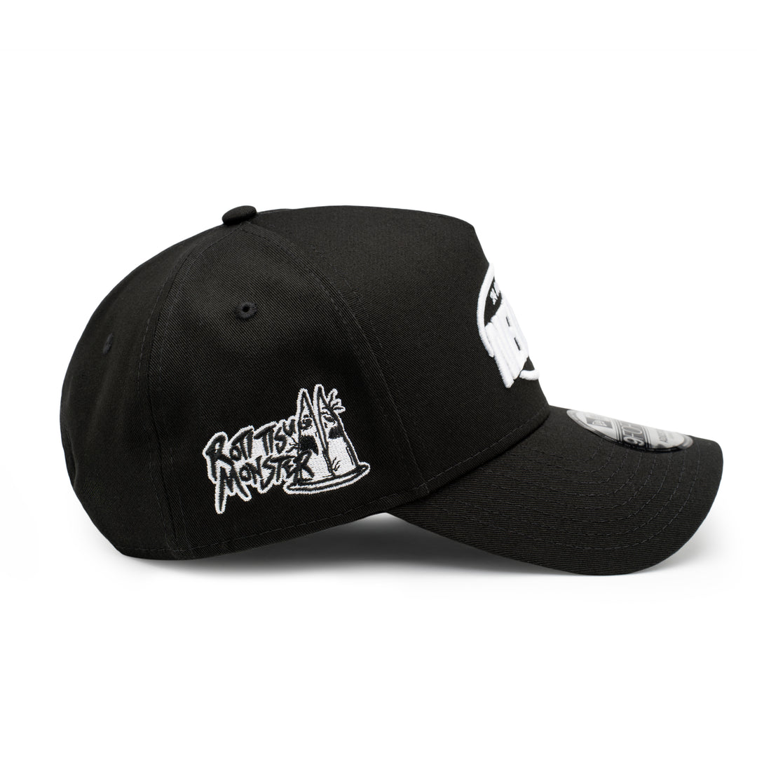 9FORTY A-Frame The Mamak Roti Tisu Monster Logo Black Snapback