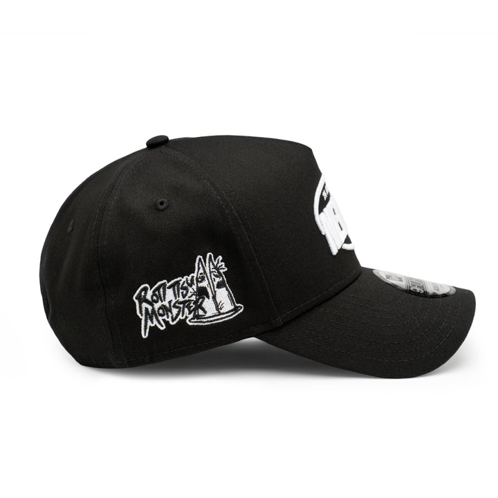 9FORTY A-Frame The Mamak Roti Tisu Monster Logo Black Snapback
