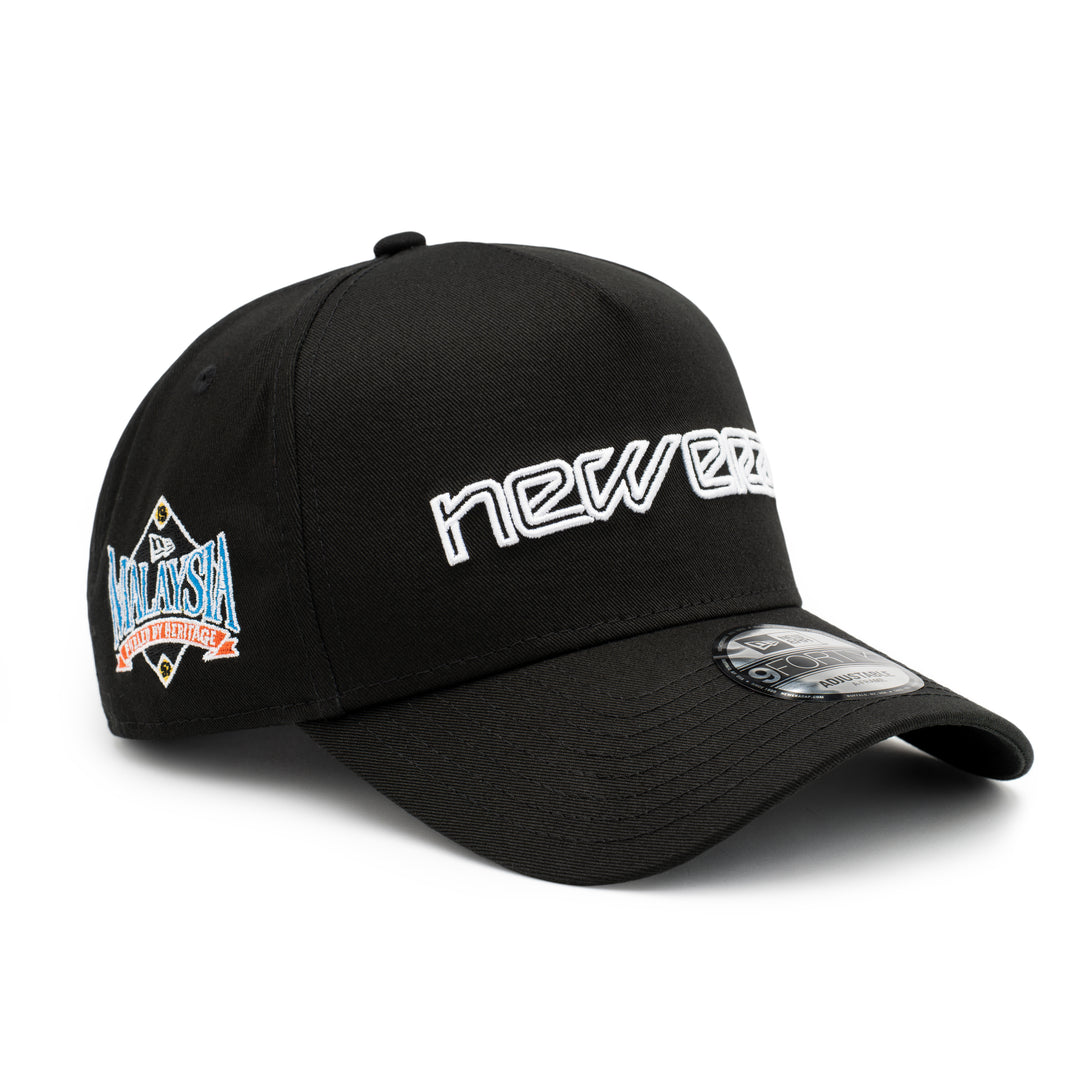 9FORTY A-Frame New Era Motorsports Logo Black Snapback