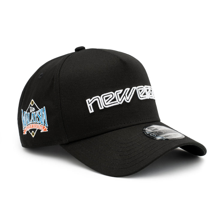 9FORTY A-Frame New Era Motorsports Logo Black Snapback