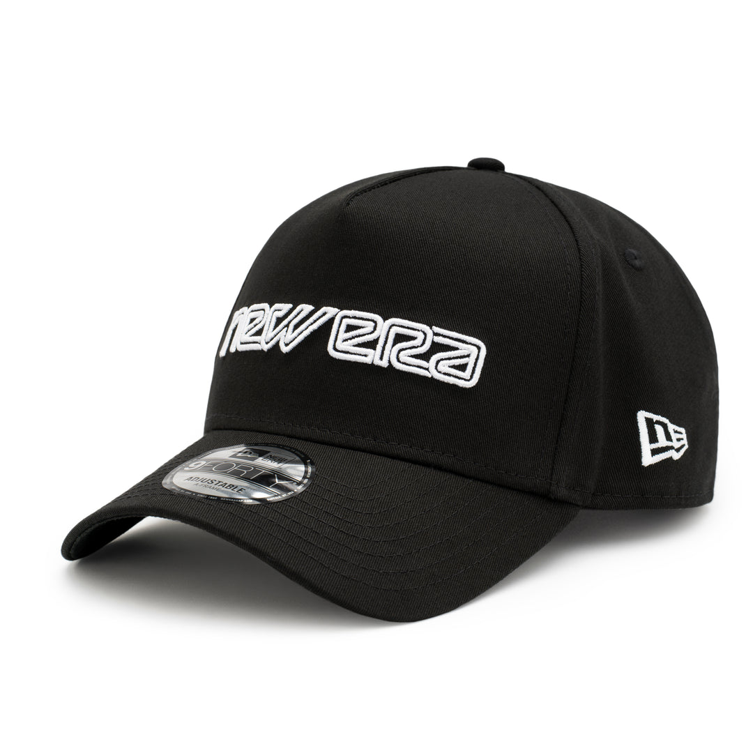 9FORTY A-Frame New Era Motorsports Logo Black Snapback