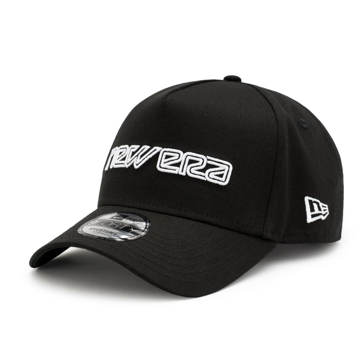 9FORTY A-Frame New Era Motorsports Logo Black Snapback