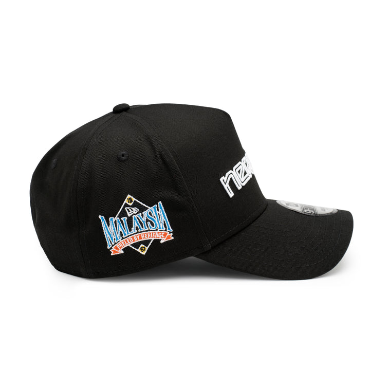9FORTY A-Frame New Era Motorsports Logo Black Snapback