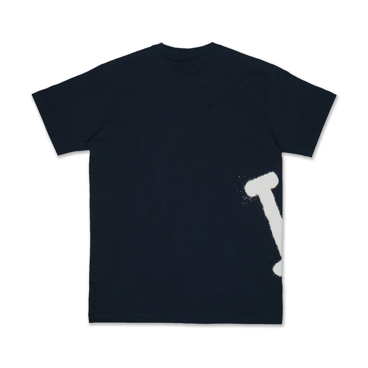 Los Angeles Dodgers Spray Paint Oceanside Blue Short Sleeve T-Shirt