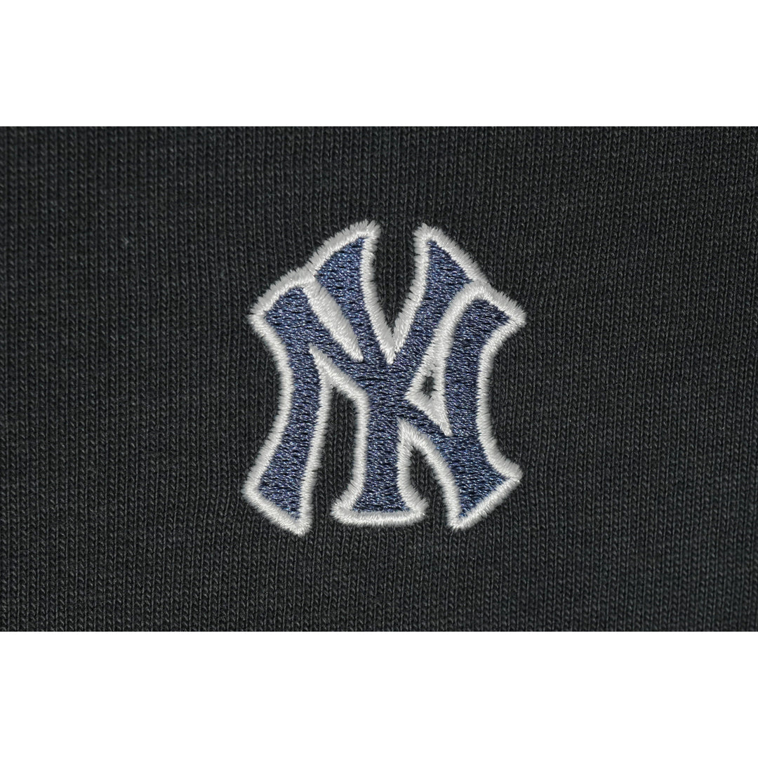 New York Yankees MLB Patchwork Steel Clouds Gray Short Sleeve T-Shirt