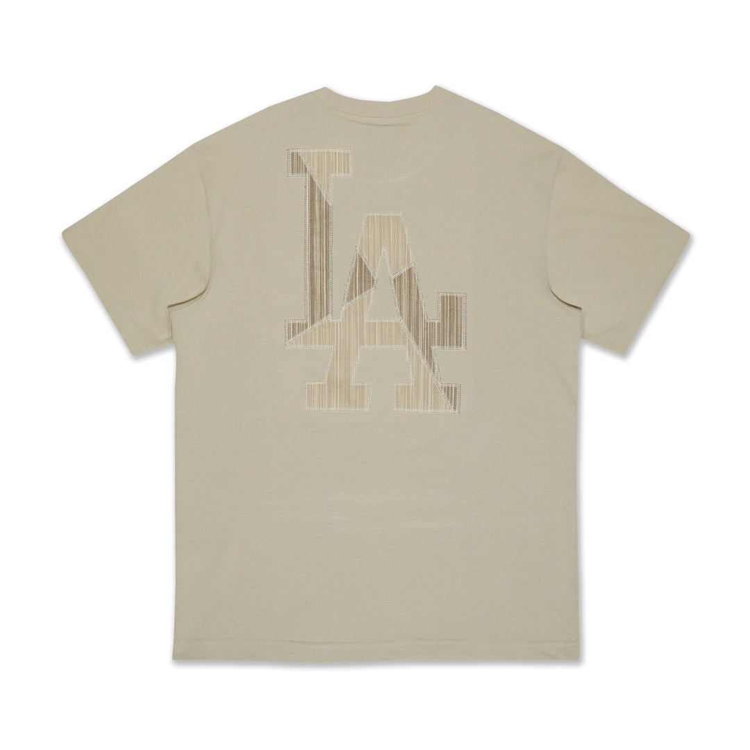 Los Angeles Dodgers MLB Patchwork Vintage Stone Short Sleeve T-Shirt
