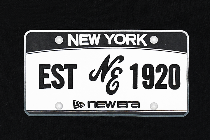 New Era License Plate Black Short Sleeve T-Shirt