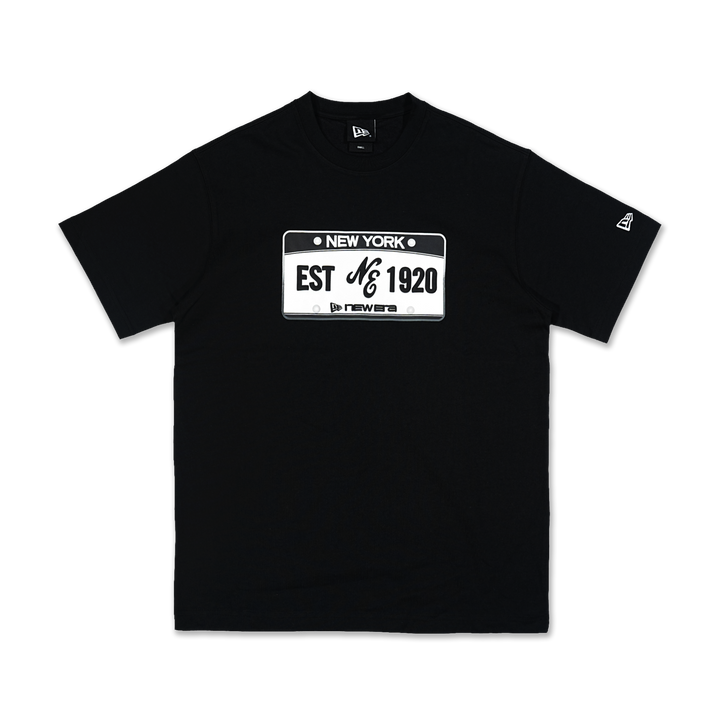 New Era License Plate Black Short Sleeve T-Shirt