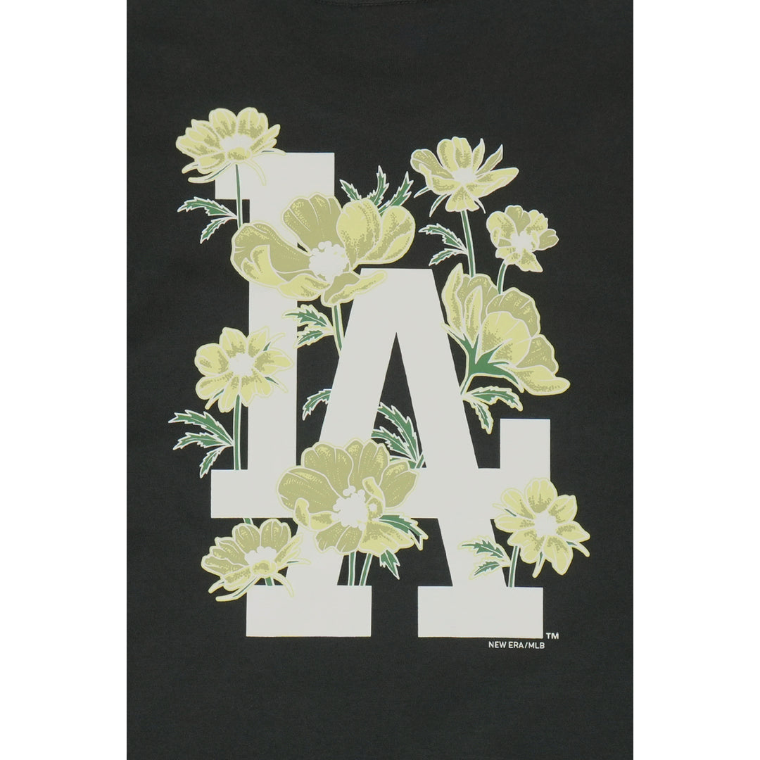 Los Angeles Dodgers Floral Steel Clouds Short Sleeve T-Shirt
