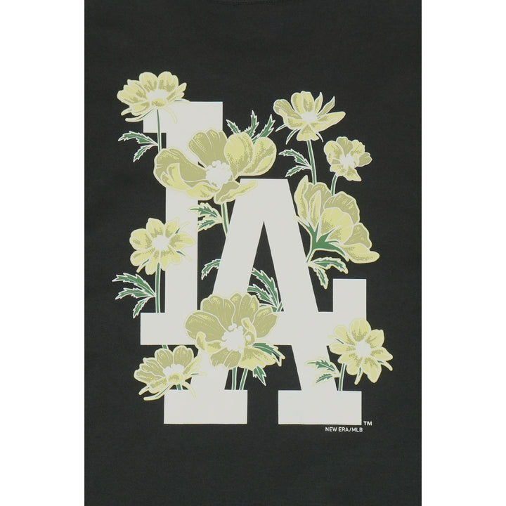 Los Angeles Dodgers Floral Steel Clouds Short Sleeve T-Shirt