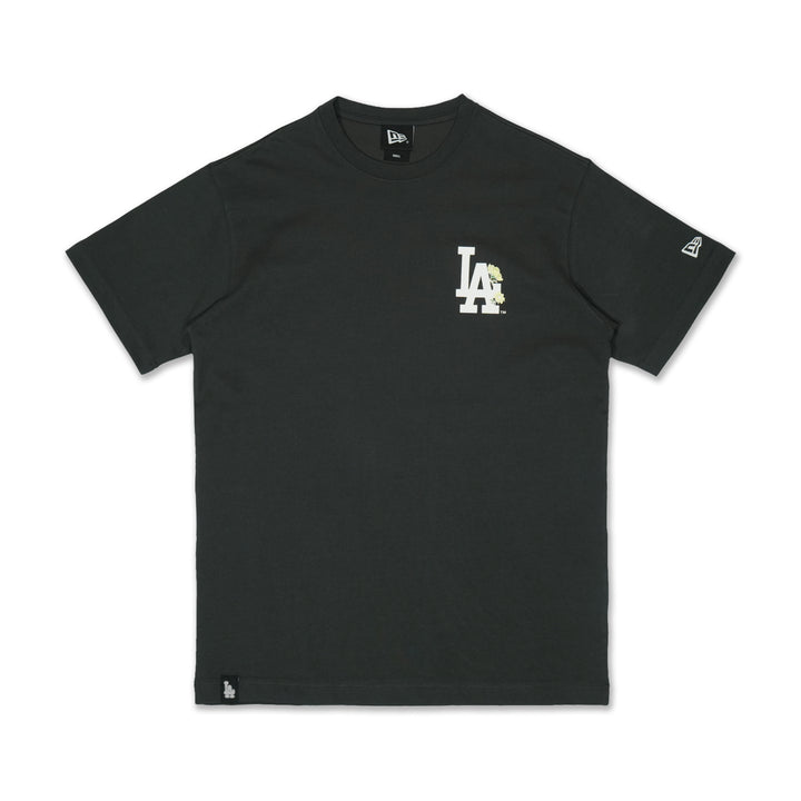 Los Angeles Dodgers Floral Steel Clouds Short Sleeve T-Shirt