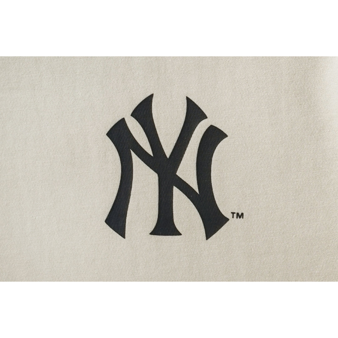 New York Yankees Cap Graphic Vintage Stone Short Sleeve T-Shirt