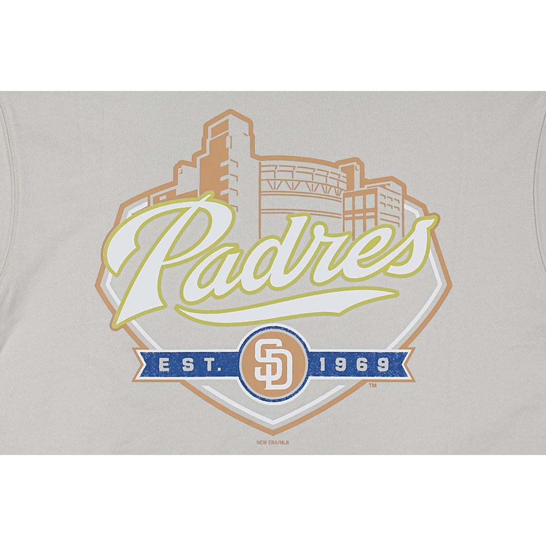 San Diego Padres Denim Mix Vintage Stone Short Sleeve T-Shirt
