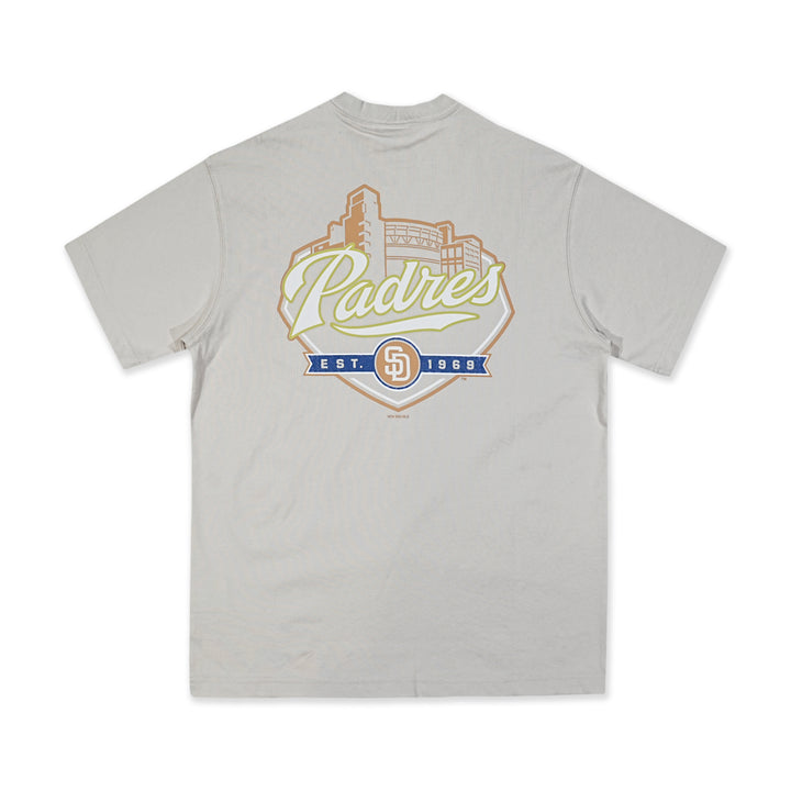 San Diego Padres Denim Mix Vintage Stone Short Sleeve T-Shirt