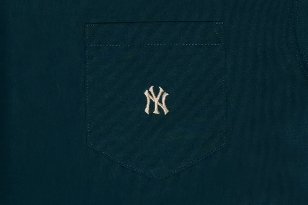 New York Yankees Color Era Pocket Cadet Blue Short Sleeve T-Shirt