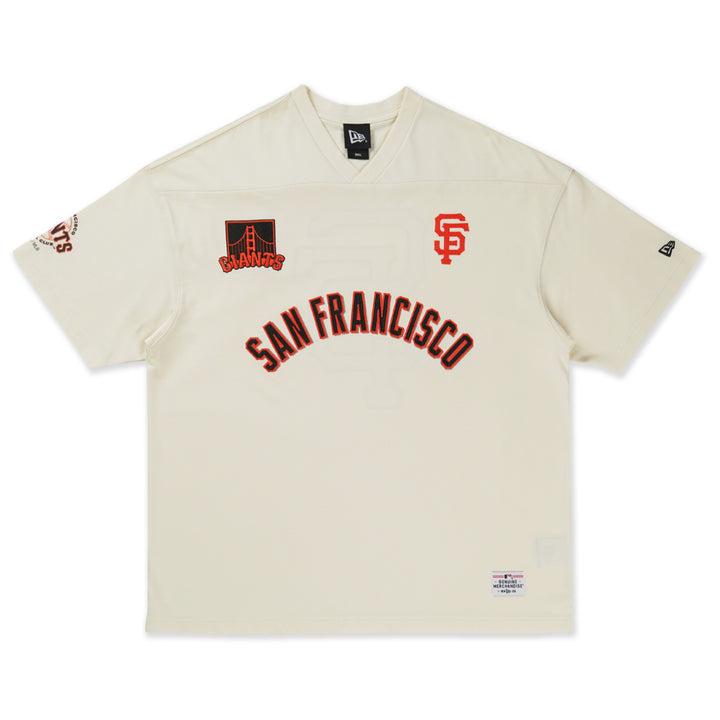 San Francisco Giants New Era Fan Fam Chrome White Short Sleeve Jersey