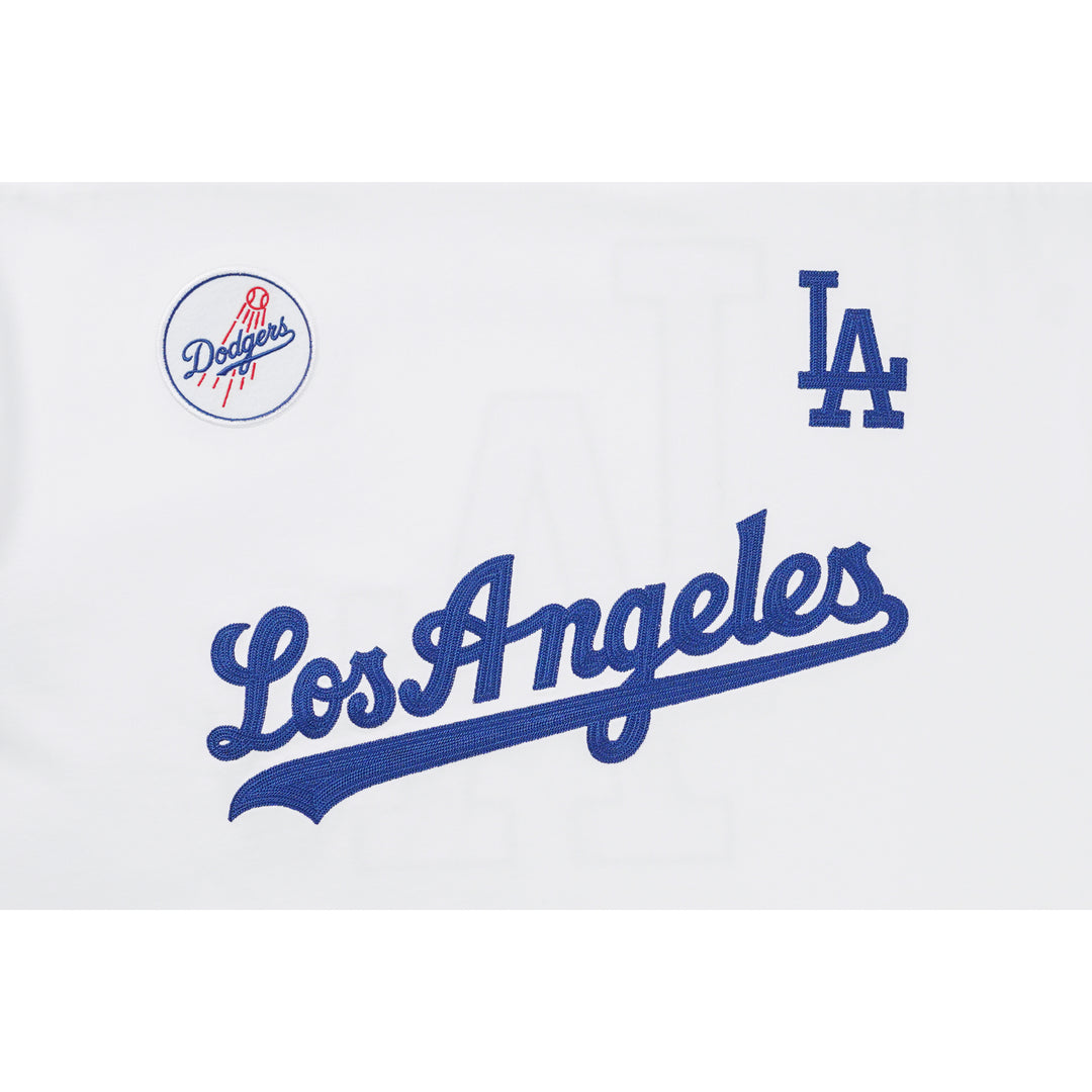 Los Angeles Dodgers New Era Fan Fam White Short Sleeve Jersey
