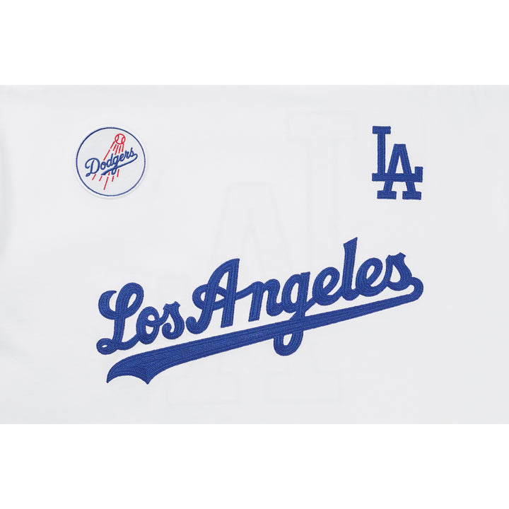 Los Angeles Dodgers New Era Fan Fam White Short Sleeve Jersey