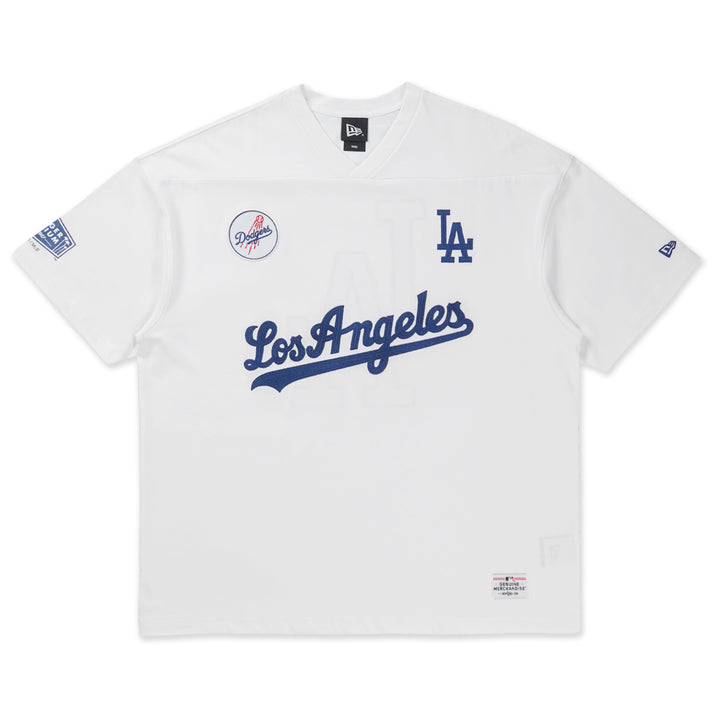 Los Angeles Dodgers New Era Fan Fam White Short Sleeve Jersey