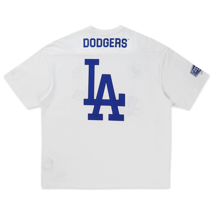 Los Angeles Dodgers New Era Fan Fam White Short Sleeve Jersey