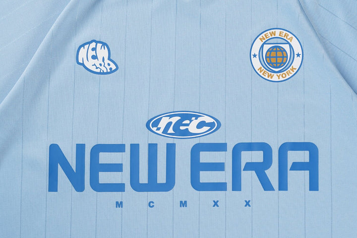 New Era Game Day Light Blue Short Sleeve Soccer Jersey