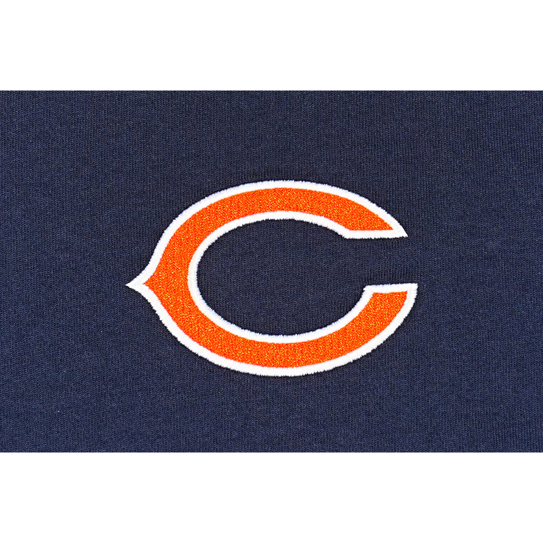 Chicago Bears NFL Restro Navy Oversized Short Sleeve T-Shirt