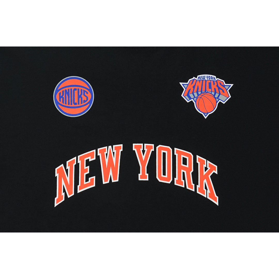 New York Knicks New Era Fan Fam Black Oversized Short Sleeve T-Shirt