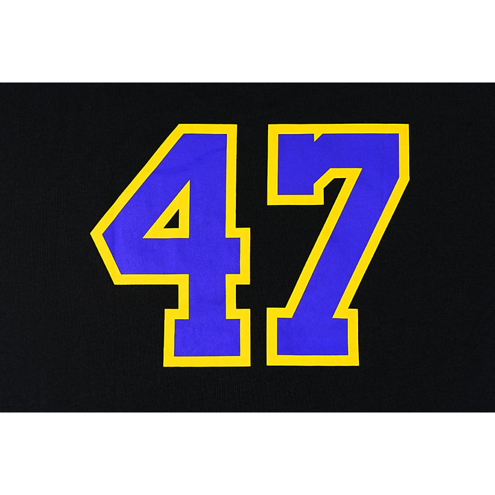 Los Angeles Lakers New Era Fan Fam Black Oversized Short Sleeve T-Shirt